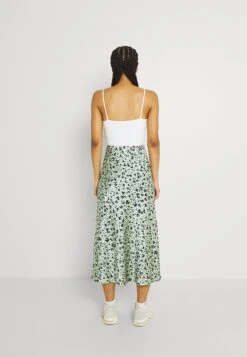 Pieces Pckate Midi Skirt - A-Lijn Rok - Hedge Green -Pieces 01eb68254e524099a66e13d029c50990