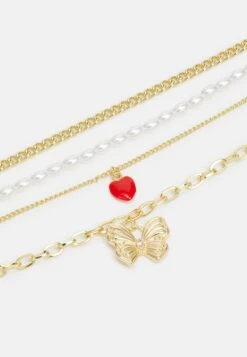 Pieces Pccylla Combi Necklace- Ketting - Gold-Coloured -Pieces 03275d07c3b448bd81d2e04b50ca2493