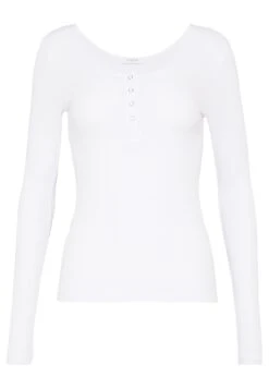 Pieces Pckitte- Longsleeve - Bright White -Pieces 06aa85c4876e4df18eea69740034791a