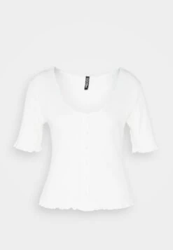 Pieces Pcnukisa Cardigan - Vest - Cloud Dancer -Pieces 06f4aaab120243bd8550ac410c6b473e