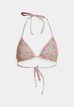 Pieces Pcbea Bikini Triangle Set Sww Bc - Bikini - Orange Pop/Small Flower -Pieces 0746ccc495d747aea3fa085f9b85a65d