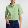 Pieces Pcblume- Overhemdblouse - Absinthe Green -Pieces 076bad11bb694385bcdab6c18380561f