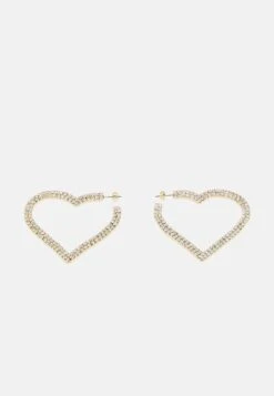 Pieces Pcbolisa - Oorbellen - Gold-Coloured/Clear Stone