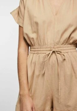 Pieces Pcleena - Jumpsuit - Mottled Dark Brown -Pieces 0a78d4ec542e4fc5b7b089f7ed5c1802