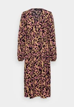 Pieces 23 Pcmeline Darsy Midi Dress - Jurk - Indian Tan