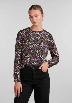 Pieces Langarm Pcdosia - Longsleeve - Black