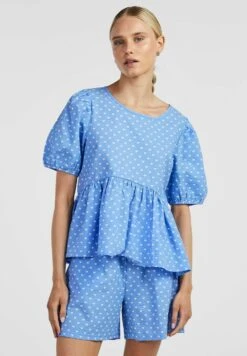 Pieces Mit Kurzen Ärmeln Pcheart - Blouse - Cornflower Blue