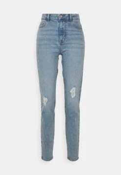 Pckesia Mom- Slim Fit Jeans - Light Blue Denim -Pieces 0cb1e370e84942a5a3925e02b078e033