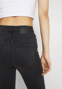 Pieces Pchighfive Flex - Jeans Skinny Fit - Dark Grey Denim -Pieces 0e82171675af44c19ac655fd8e8871c0