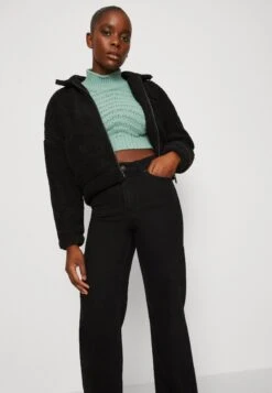 Pieces Pcpeggy Wide Pant - Straight Leg Jeans - Black 11 Pieces Pcpeggy Wide Pant - Straight Leg Jeans - Black -Pieces 0eb1d8af665b4768a11afebb03d4b37a