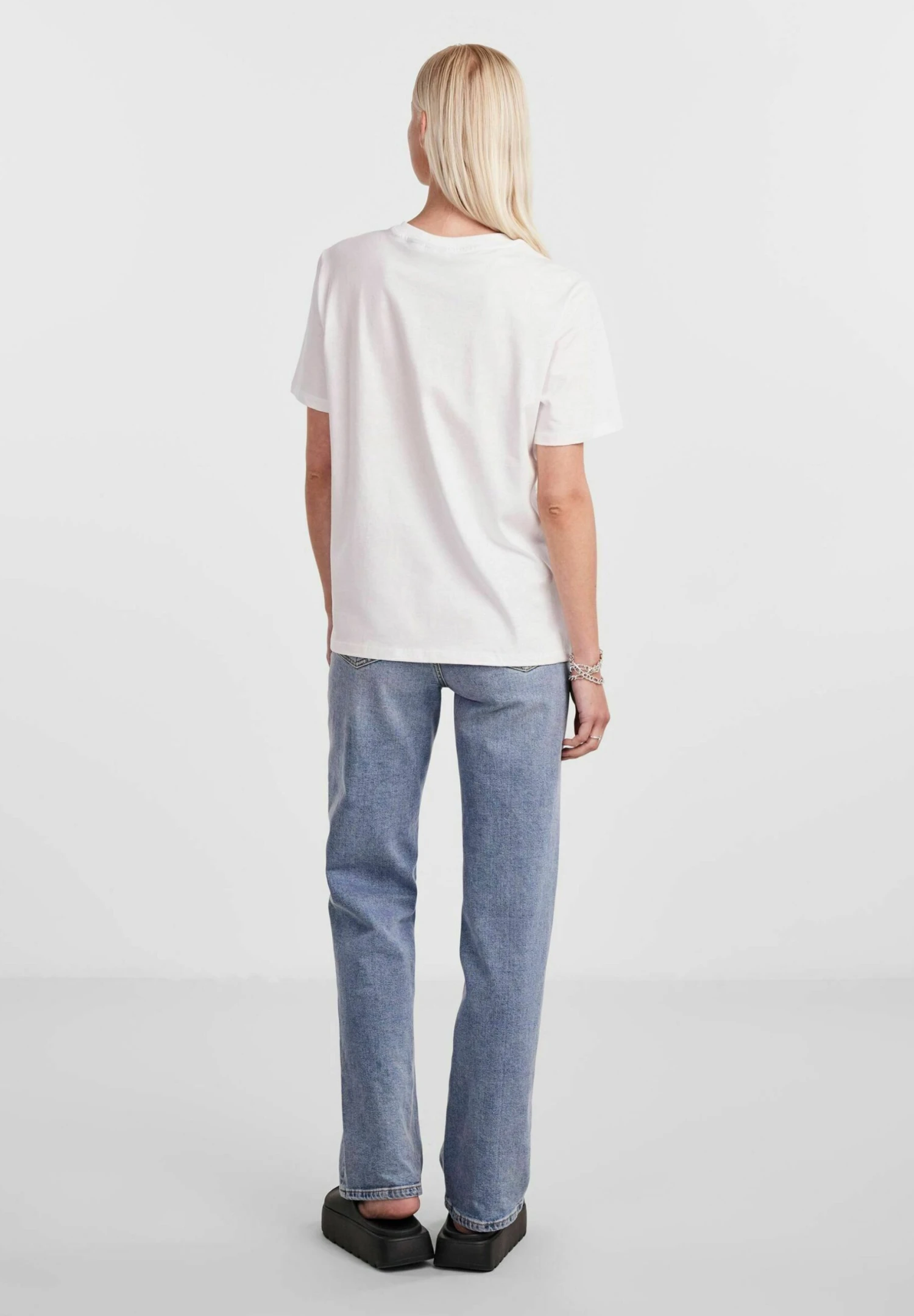 Pieces T-Shirt Print - Bright White 5 Pieces T-Shirt Print - Bright White - Afbeelding 3