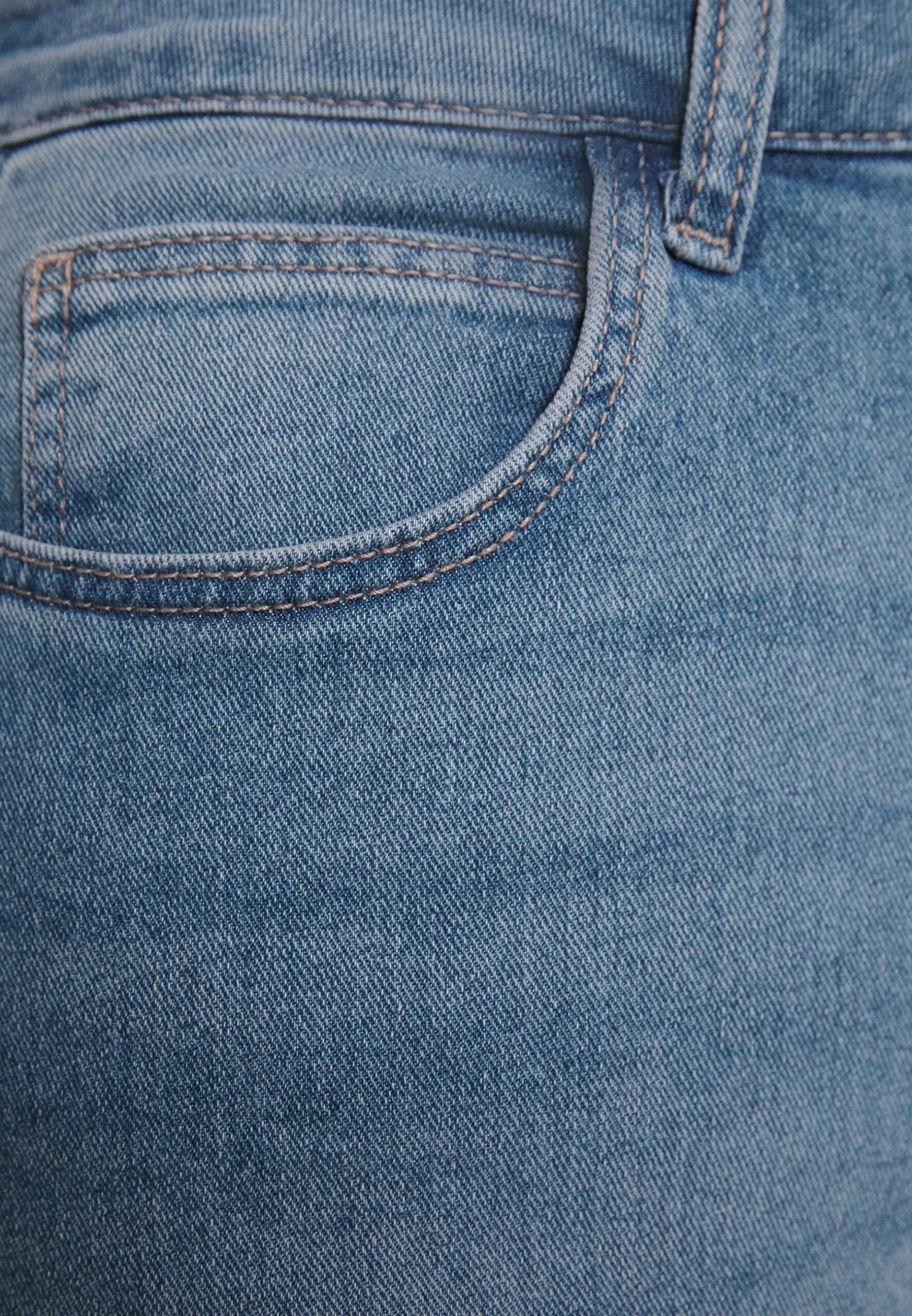 Jeansshort - Light Blue Denim 9 Jeansshort - Light Blue Denim - Afbeelding 7