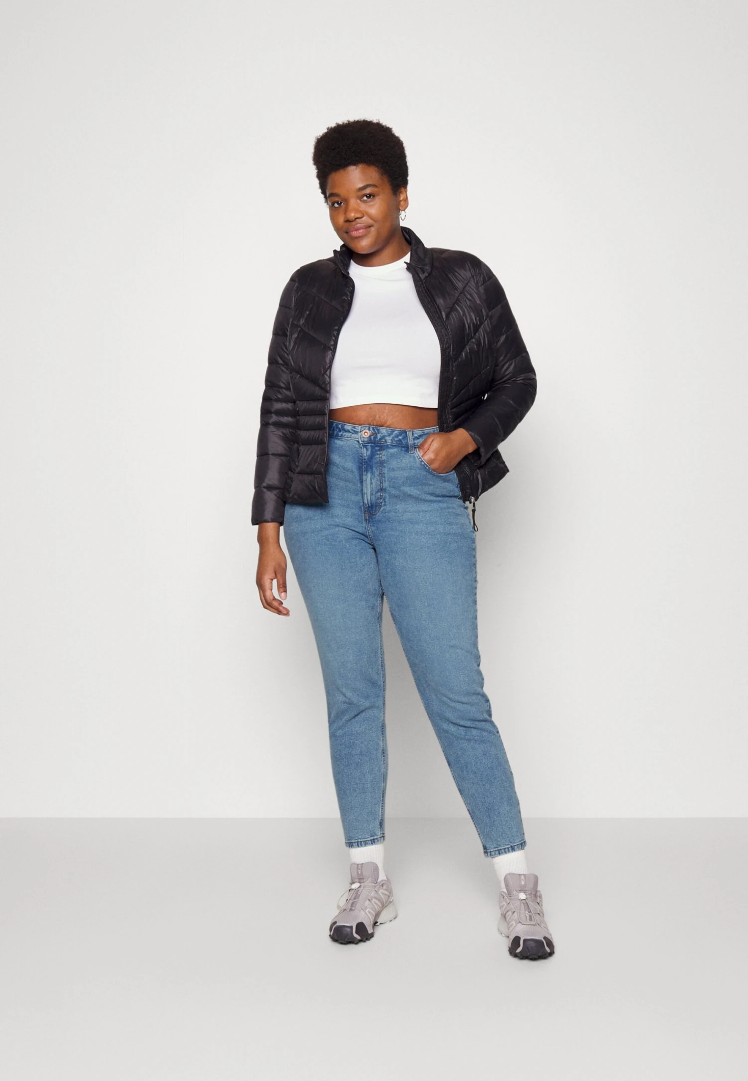 Pckesia Mom Ank - Slim Fit Jeans - Light Blue Denim 4 Pckesia Mom Ank - Slim Fit Jeans - Light Blue Denim - Afbeelding 2