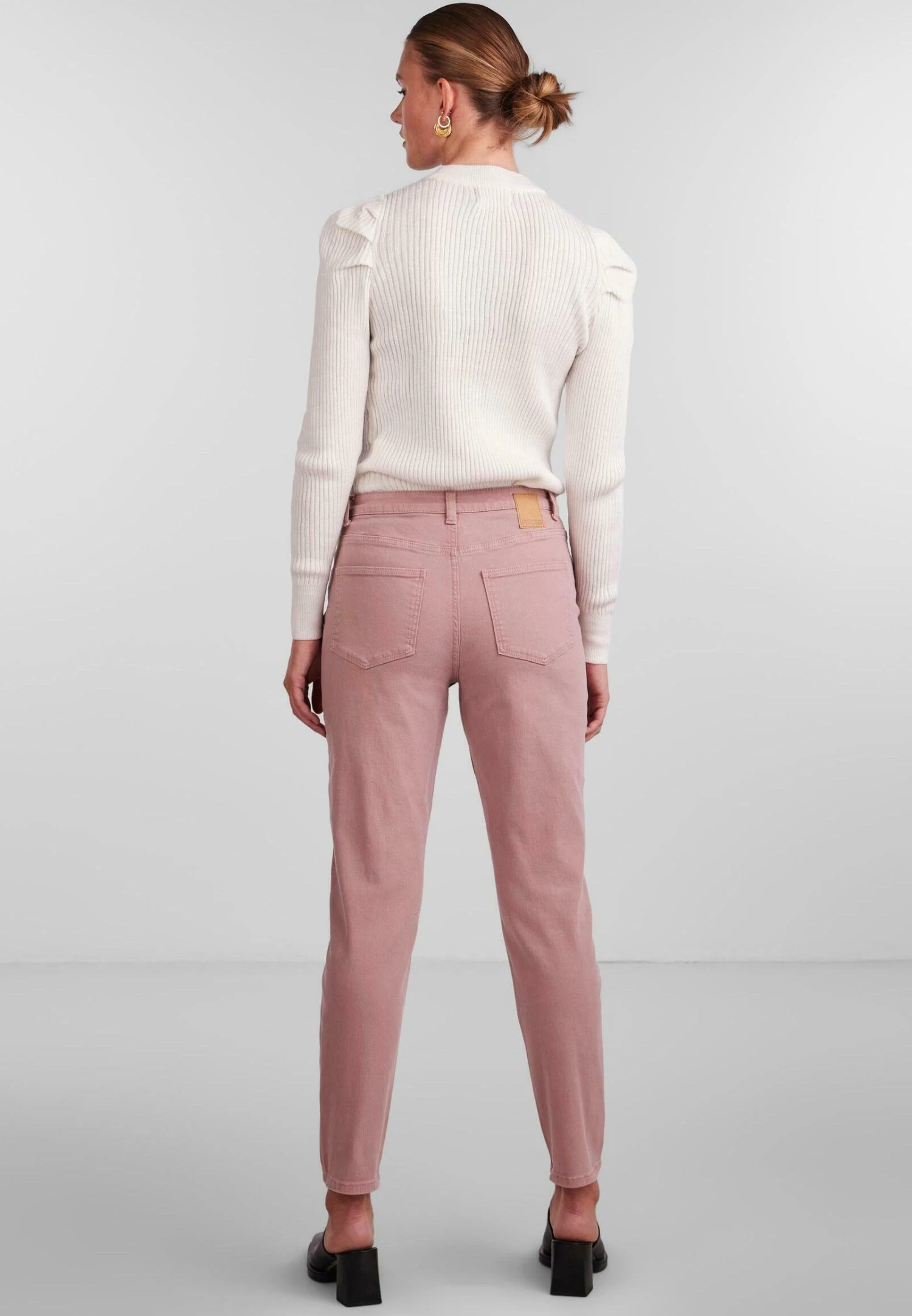 Pieces Kesia Mom Hw Ank Jns Noos Bc - Slim Fit Jeans - Woodrose 5 Pieces Kesia Mom Hw Ank Jns Noos Bc - Slim Fit Jeans - Woodrose - Afbeelding 3