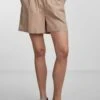 Pieces Højtaljede- Shorts - BeigeMottled Beige -Pieces 12e57150986b4a0689de3cc25e028533