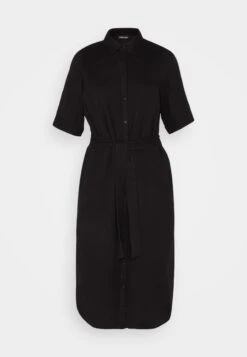 Pieces Pcstina Midi Shirt Dress - Blousejurk - Black -Pieces 146e777b47084b9cb82dd8874dd8ec40