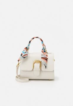 Pieces Pcabeera Cross Body - Handtas - Cloud Dancer/Gold-Coloured/Multi