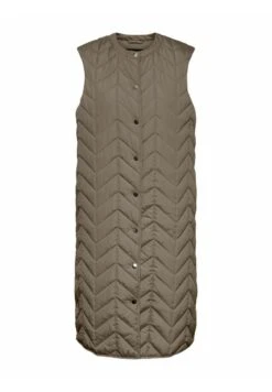 Pieces Pcfawn - Bodywarmer - Fossil