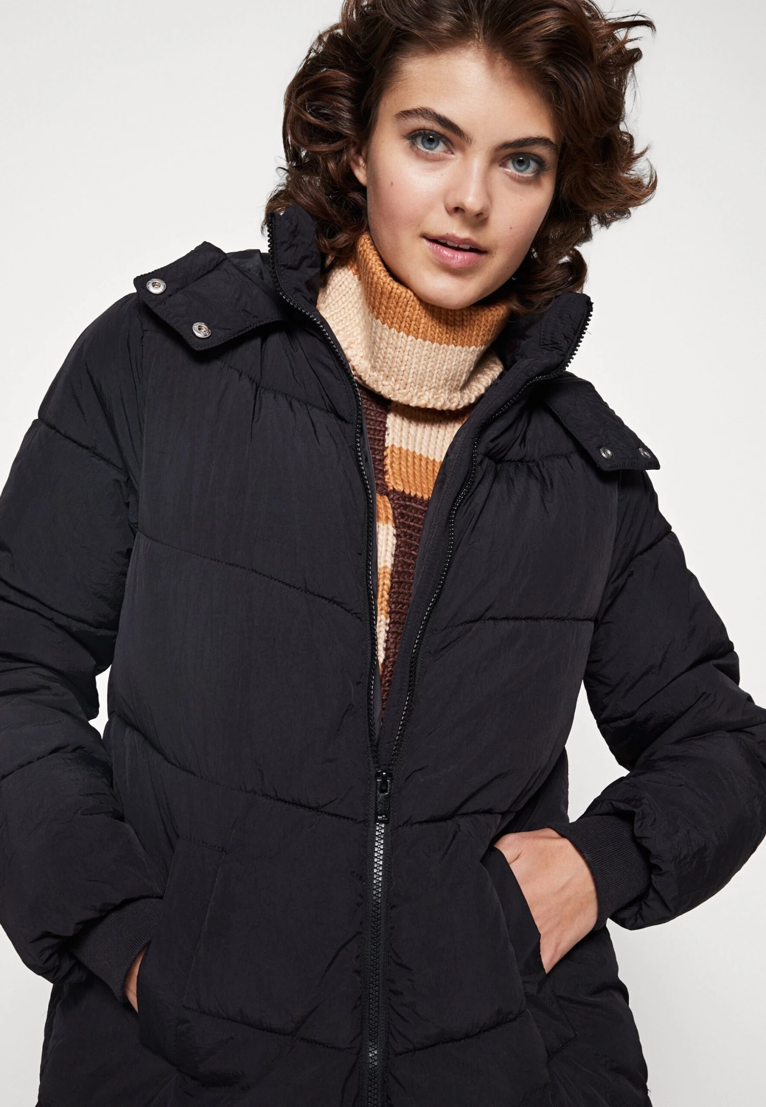 Pieces Pcjamilla Long Puffer - Winterjas - Black 6 Pieces Pcjamilla Long Puffer - Winterjas - Black - Afbeelding 4