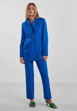 Pieces Pcamalie - Halflange Jas - Princess Blue -Pieces 173ba241c09945729ad282e96ee275d9