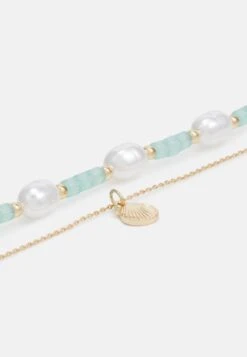 Pieces Pcsoi Combi Necklace - Ketting - Turquoise -Pieces 17fcbb6a32dd457480ab1c83a518e43c