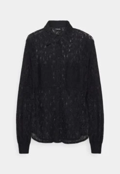 Pcbella- Overhemdblouse - Black -Pieces 1c81cd4aa9734fd88da4eab66759f260