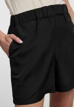 Pieces Højtaljede - Shorts - Black -Pieces 20e58d4a1a95405fa1f32b2d0fc8ef2e