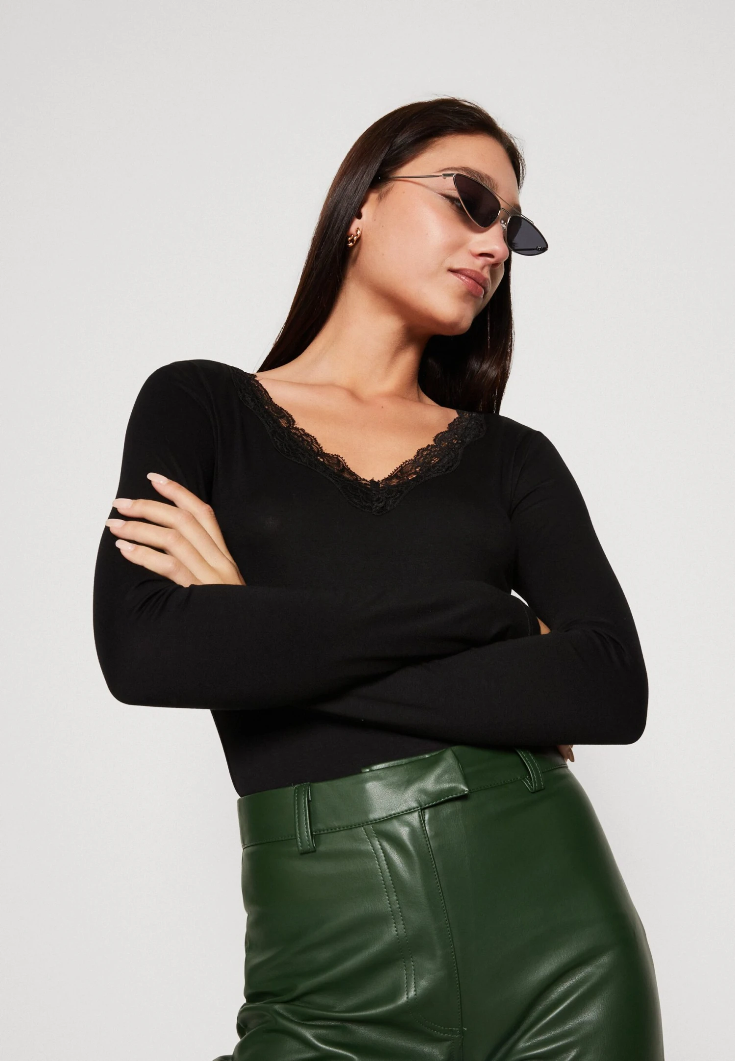 Pieces Pcbarbera - Longsleeve - Black 6 Pieces Pcbarbera - Longsleeve - Black - Afbeelding 4