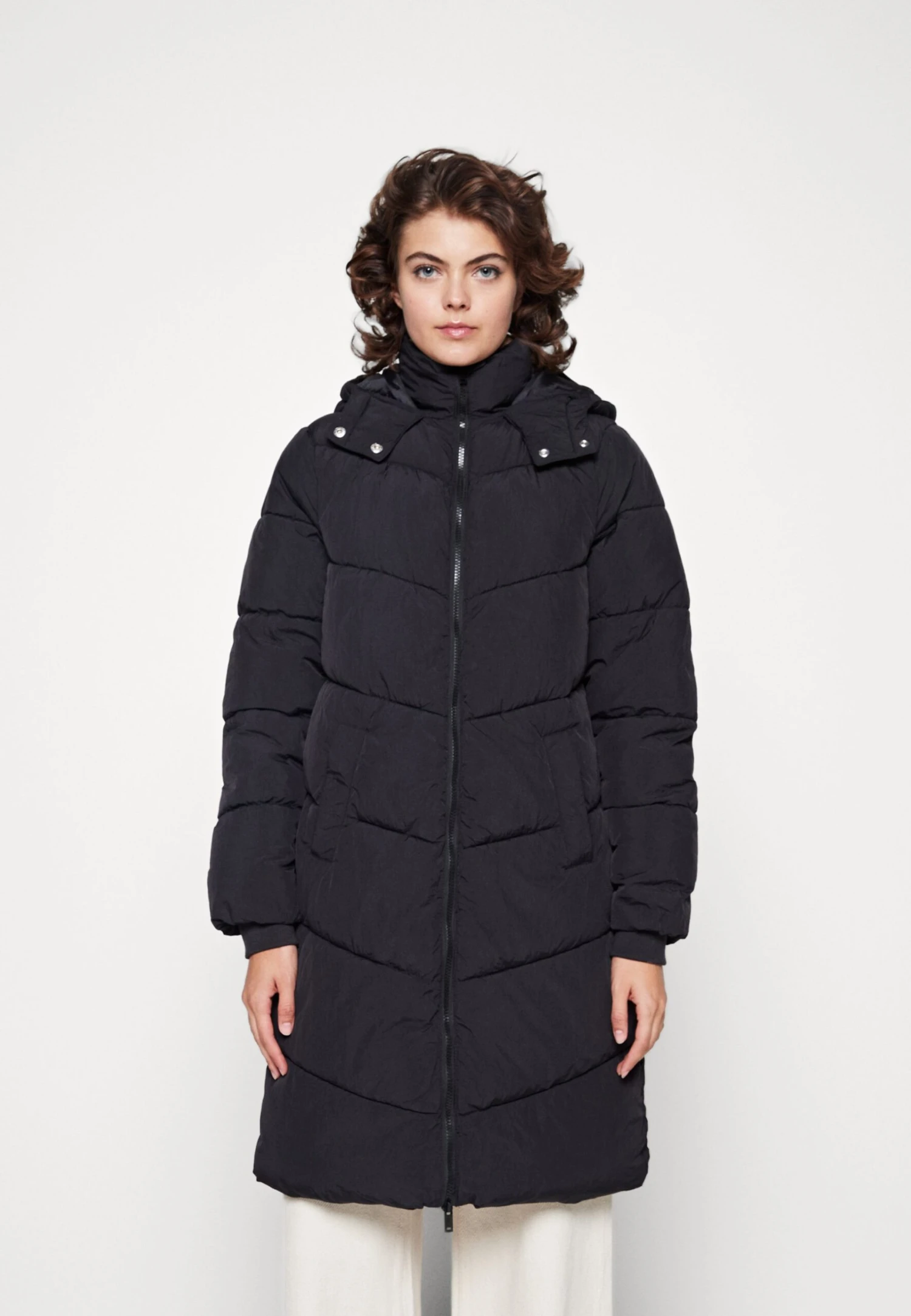Pieces Pcjamilla Long Puffer - Winterjas - Black 3 Pieces Pcjamilla Long Puffer - Winterjas - Black