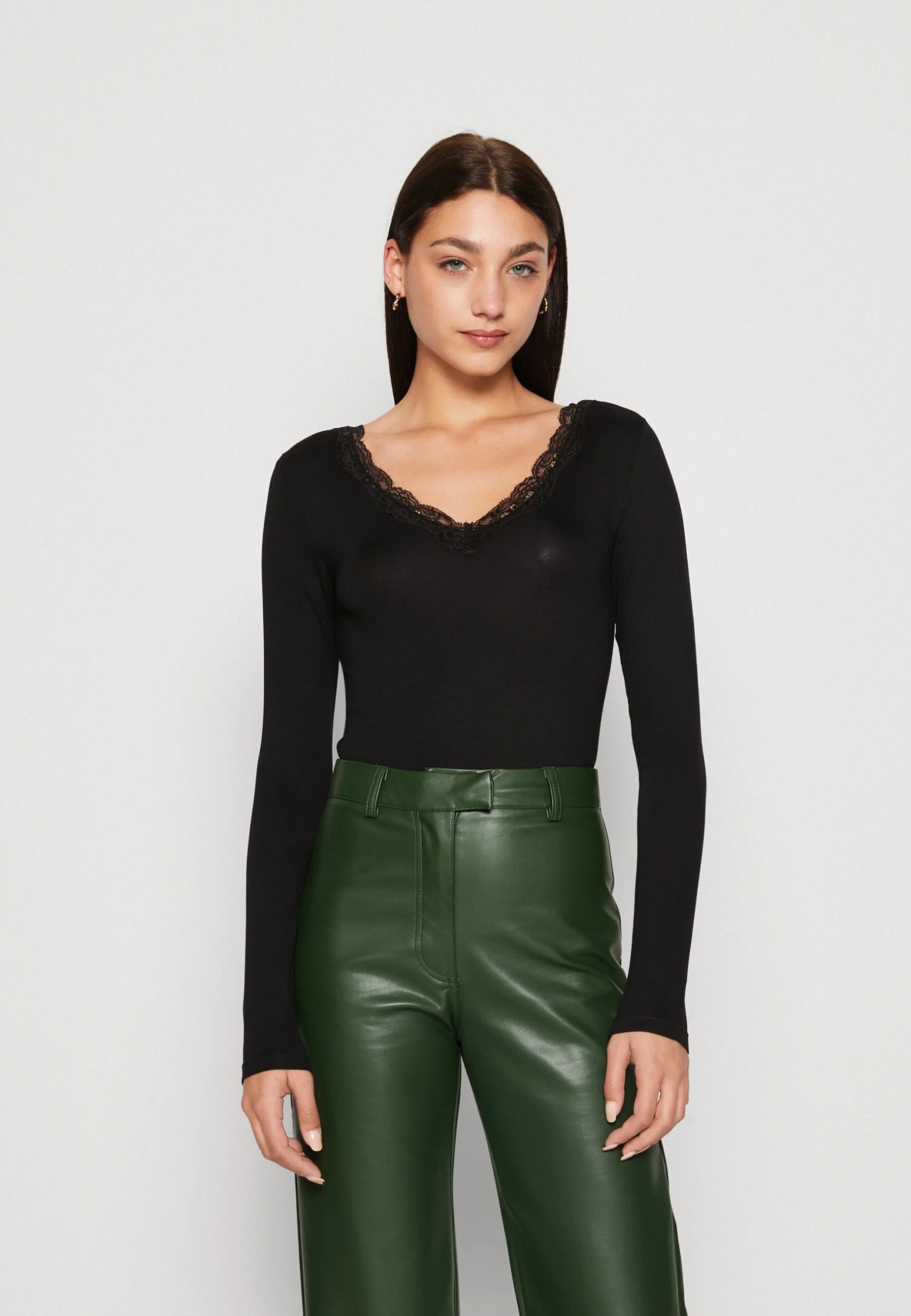 Pieces Pcbarbera - Longsleeve - Black 3 Pieces Pcbarbera - Longsleeve - Black