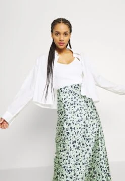 Pieces Pckate Midi Skirt - A-Lijn Rok - Hedge Green -Pieces 2edded98732c43e49ad93dfd53d97c69