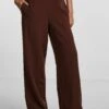 Pieces Bossy Wide Plain Pant - Broek - Chicory Coffee