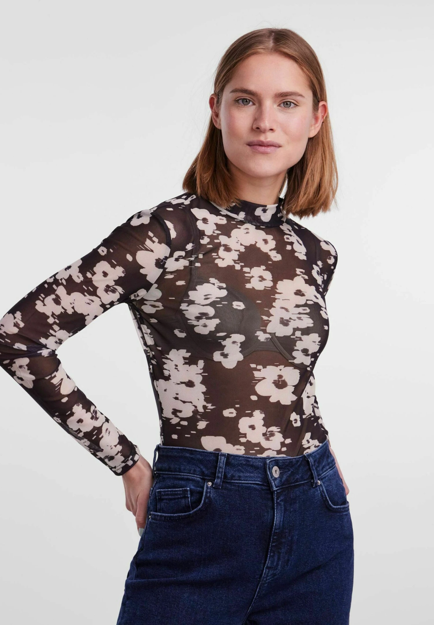 Pieces MitPcjuanna - Longsleeve - Birch 3 Pieces MitPcjuanna - Longsleeve - Birch