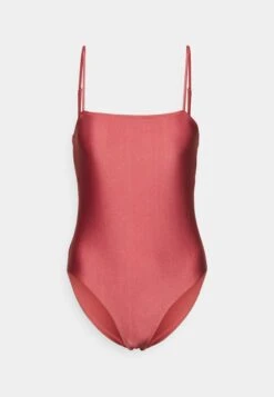 Pieces Pcbirte Shiny Swimsuit- Badpak - Marsala -Pieces 3105104ae13b4da5b2a3beafec42545f