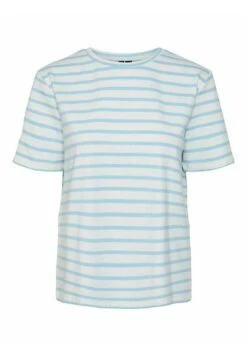 Pieces T-Shirt Print - Cloud Dancer -Pieces 31537831d0624b40a38c5bbc8c993cc8