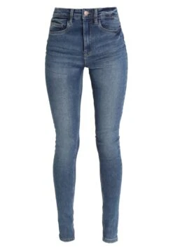 Pieces Pchighfive Flex - Jeans Skinny Fit - Medium Blue Denim -Pieces 3258cf5397354ed1a4a350ac2dd13fc5