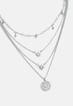 Pieces Pcsky Combi Necklace - Ketting - Silver-Coloured -Pieces 337c9af5eb0840db9e0b9a3f16a8c2be