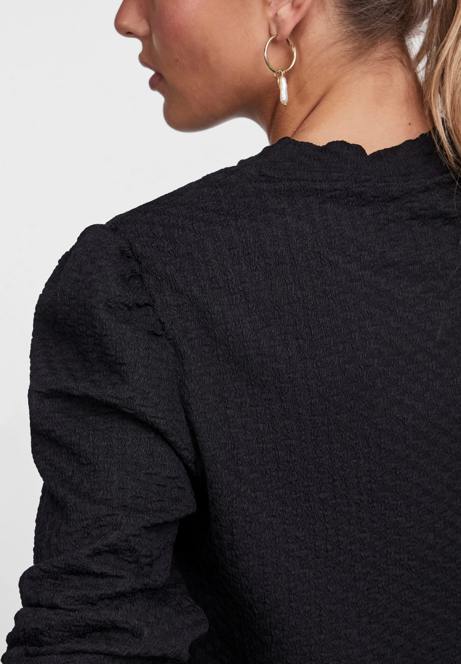 Pieces Pcjess - Longsleeve - Black 5 Pieces Pcjess - Longsleeve - Black - Afbeelding 3