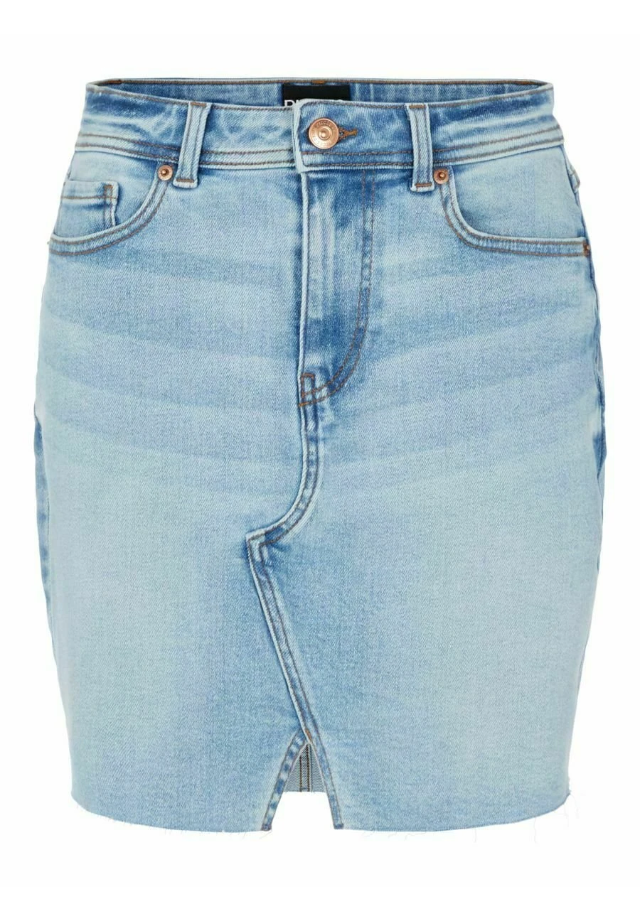 Pieces Kokerrok - Light Blue Denim 7 Pieces Kokerrok - Light Blue Denim - Afbeelding 5