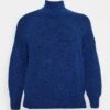 Pcleema High - Trui - Mazarine Blue Melange -Pieces 363f07810aeb4433bab902e724c15f99