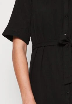 Pieces Pcstina Midi Shirt Dress - Blousejurk - Black -Pieces 366937f4883c48e3bb2297253ea7ed98