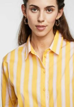 Pieces Cletty - Overhemdblouse - Banana -Pieces 36e1e64de1a44a77b571e41511348f1d