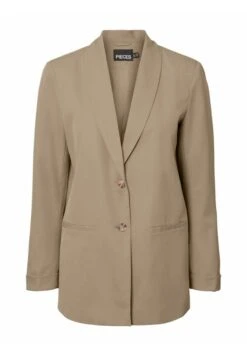 Pieces Locker Geschnittener - Halflange Jas - Beige, Mottled Beige 13 Pieces Locker Geschnittener - Halflange Jas - Beige, Mottled Beige -Pieces 371622e6dd6a4743a439edd45784a5ed