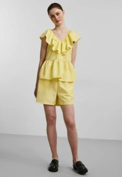 Pieces Pcchrilina - Blouse - Pale Banana -Pieces 3a2a9b85a0314e1bb1a1597742000b3c