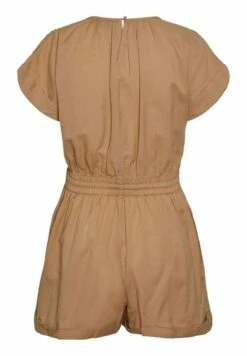 Pieces Pcleena - Jumpsuit - Mottled Dark Brown -Pieces 3a49308ba18a467a8829a2079e913163