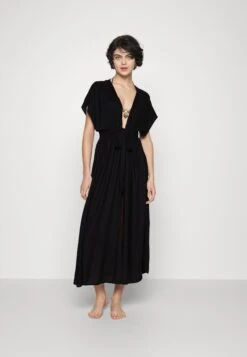 Pieces Pcglinda Long Kimono - Strandaccessoire - Black
