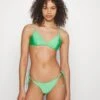 Pieces Pcbirte Bikini Shiny Set - Bikini - Absinthe Green -Pieces 3dc2e5430a9640f09d6910f7f318ac64