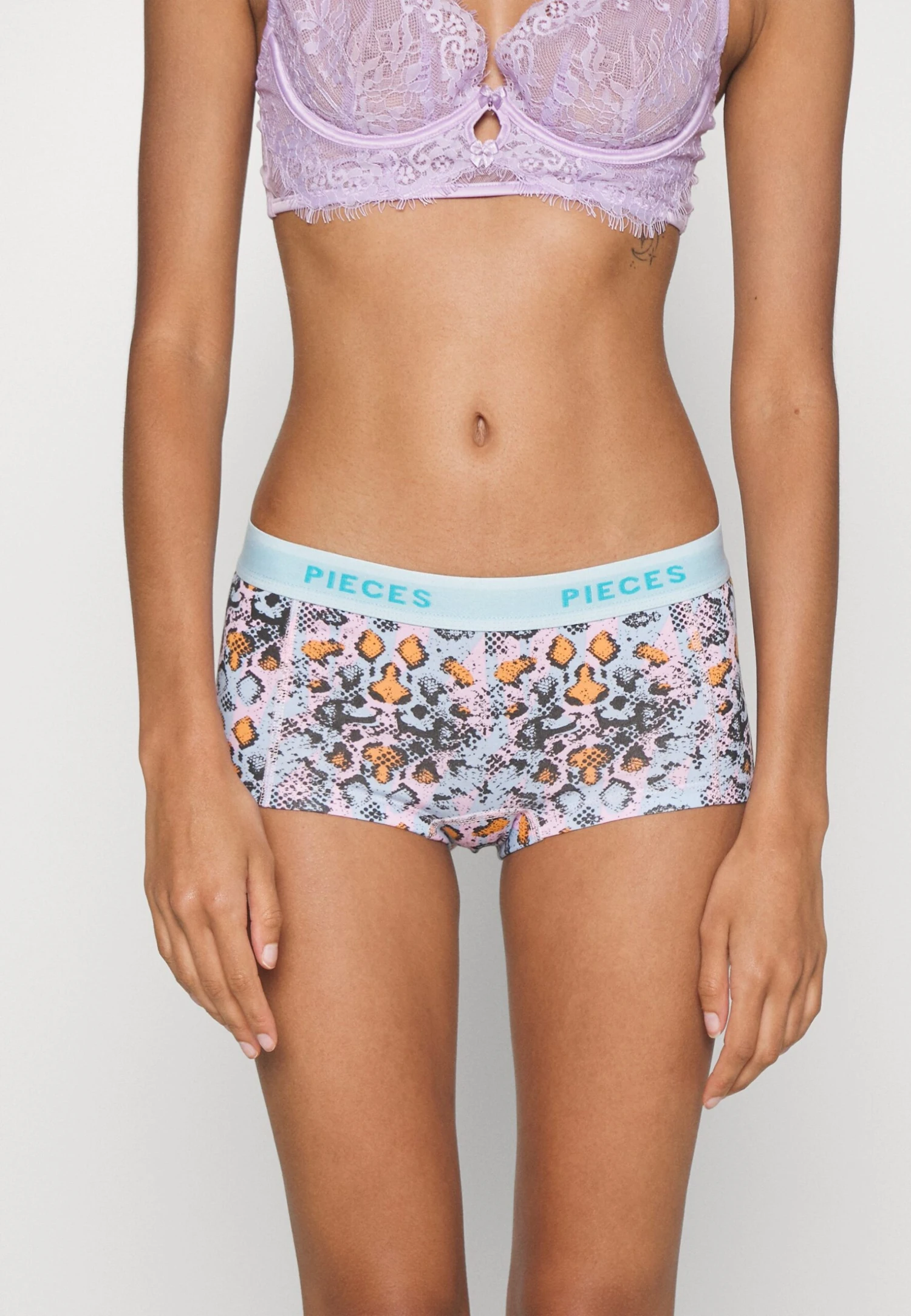 Pieces Pclogo Lady Graphic Animal 4-Pack Bc - Slip - Airy Blue/4-Pack 6 Pieces Pclogo Lady Graphic Animal 4-Pack Bc - Slip - Airy Blue/4-Pack - Afbeelding 4