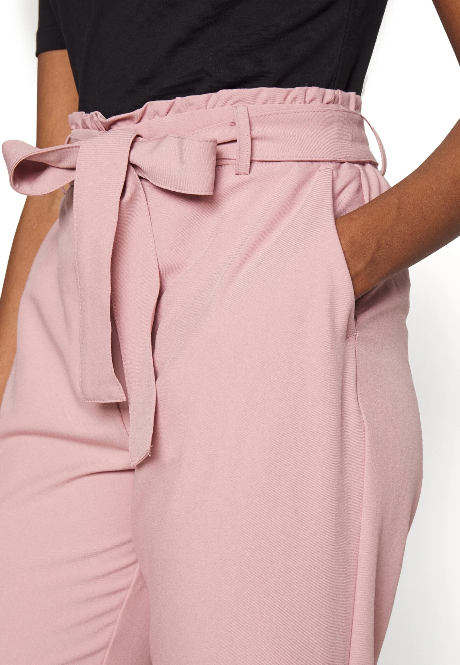 Pieces Petite Pcboss Paperbag Straight Pants - Broek - Woodrose 7 Pieces Petite Pcboss Paperbag Straight Pants - Broek - Woodrose - Afbeelding 5