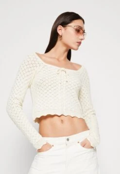 Pieces Pcjudy - Trui - Birch -Pieces 40d22b2cf9f64e7d8be7c58a88628242